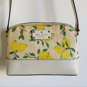 Kate Spade Hanna Wellesley Crossbody lemon purse